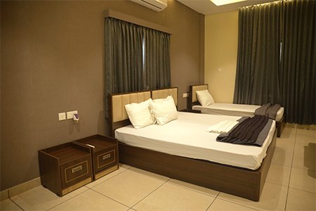 Inpatient room at Santhimandiram